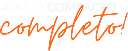 Aqui, o compacto é completo